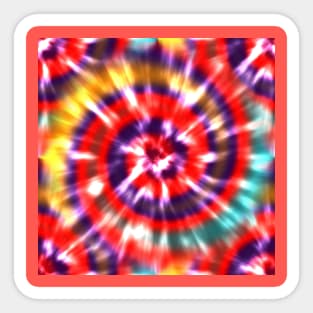 Tie Dye Trippy Psychedelic Rainbow Sticker